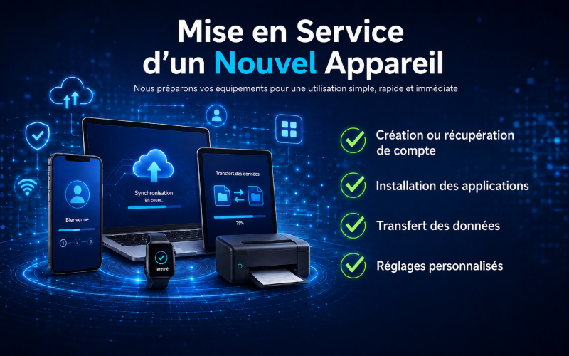 Mise en Service d’un Nouvel Appareil