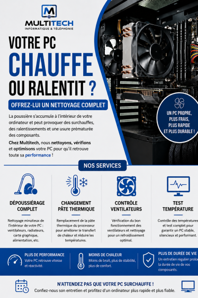 Votre PC chauffe ou ralentit ?