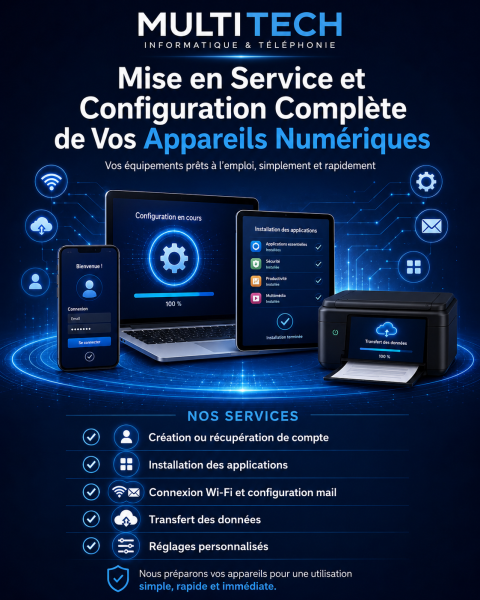 Mise en Service et Configuration Complète de Vos Appareils Numériques