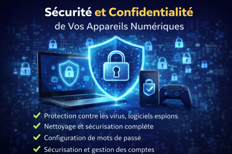Sécurité et Confidentialité de Vos Appareils Numériques