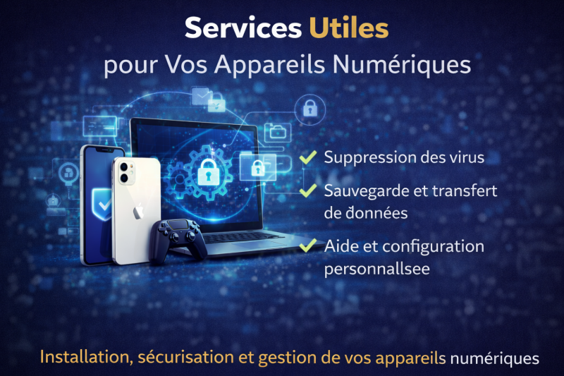 Services Utiles pour Vos Appareils Numériques